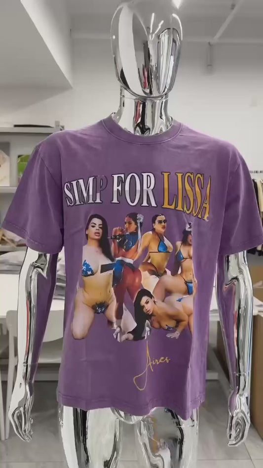 Simp For Lissa - Purple Tee