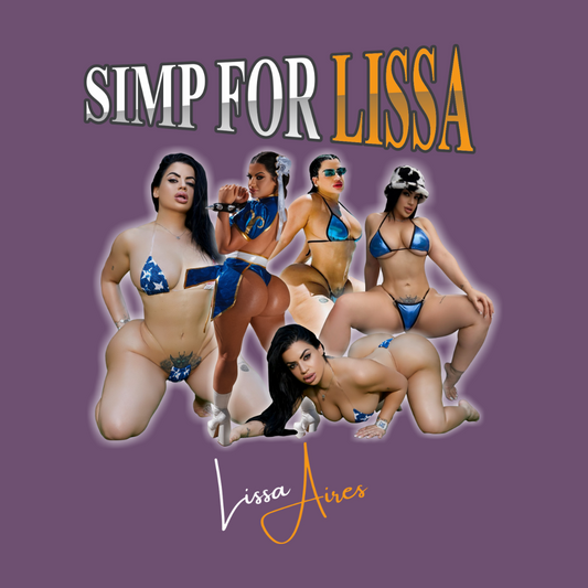 Simp For Lissa - Purple Tee