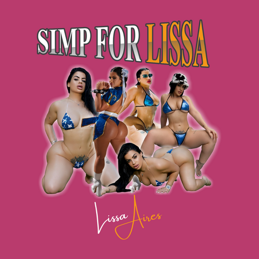 Simp For Lissa - Pink Tee