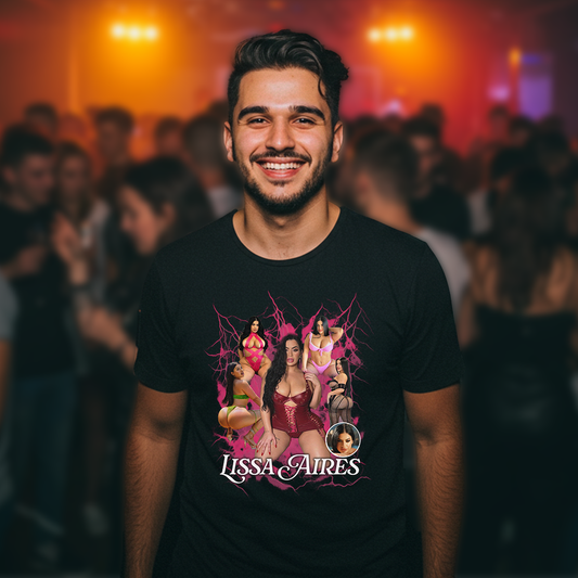 Lissa Aires Pink Flash t-shirt