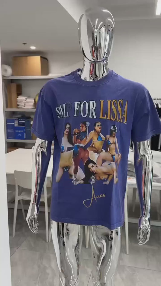 Simp For Lissa - Blue Tee